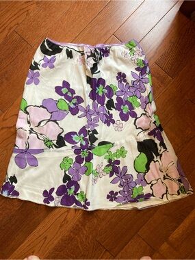 Roxy Floral Skirt - Y2K Beachy Vibes - Medium